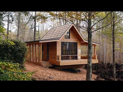 Man Built a FAIRYTALE House in the Forest. Start to Finish