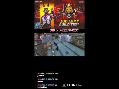 JUD ARMY GUILD TEST HAS STARTED 😍 COME ON DOSTO 1V4 PASS 🥰.