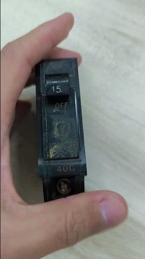 GE 15A 1 Pole Circuit Breaker TQL 10Kaic 220V #circuitbreaker #electx #electxelectricalsupply