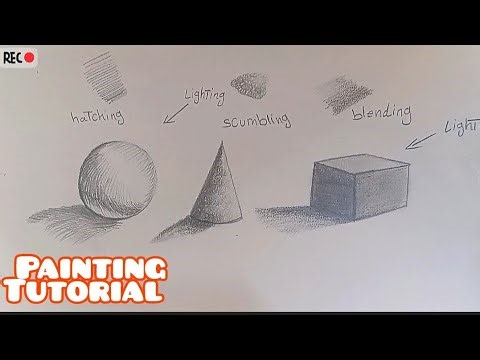 How to shade basic forms | Pencil Tutorial Sketch