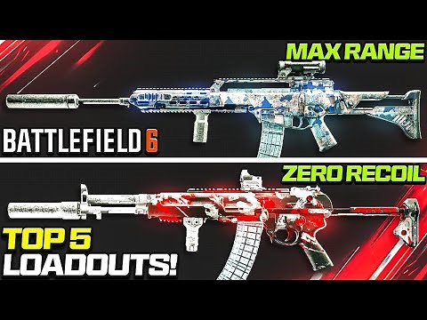 Battlefield 6: Top 5 Meta Assault Rifle Loadouts after UPDATE! (BF6 Best Weapons)