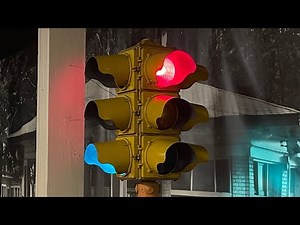 Marbelite 4-Way Traffic Signal at the R.E. Olds Transportation Museum in Lansing, Michigan!