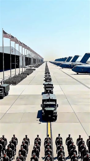 Massive U.S. Military Formation at Air Base 🇺🇸 | Unreal Scale