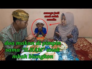 doa makan di pimpin oleh ILHAM! ||@duniakicaumbahblangkon8883