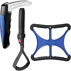 3-in-1 Mobility Independence Kit: Car Door Handle for Elderly, Car Handle Assist Support, Portable Liberty Lift Assist, Auto Grab Bar Cane Support Aid Help Seniors and Handicap Get Out of Vehicle