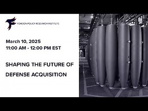 Shaping the Future of Defense Acquisition