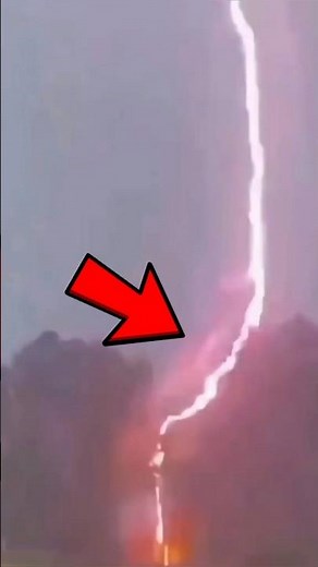 Top 5 Scariest Lightning Strikes Caught on Camera ⚡😱 | #4 Will Shock You!