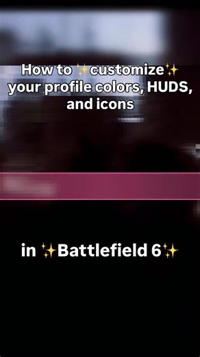 How to customize your player settings, HUD, and icons in Battlefield 6 #battlefield6 #bf6 #battlefield #battlefieldmemes | Tinaraes Gaming