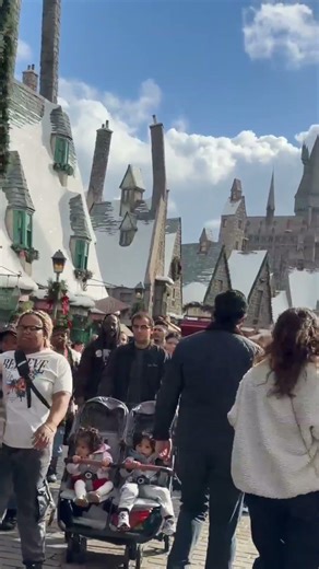 The Magic of Christmas at Hogwarts Castle at Universal Studios.