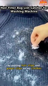 識 【Washing Machine Lint Filter Bag】One ball traps lint and fluff—no more laundry messes! ✨ Double-layered fine mesh traps pet hair, human hair, and paper scraps—5x more effective than regular laundry bags!  Reusable design—just rinse clean after use. Saves money and protects the environment!  Fits all washing machines. Mix socks, sweaters, and underwear without tangles—protects clothes hassle-free! | Sempornai | Facebook