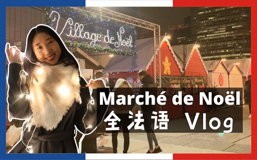 2021圣诞集市 Marché de Noël 🎄 全法语 Vlog | 法国文化