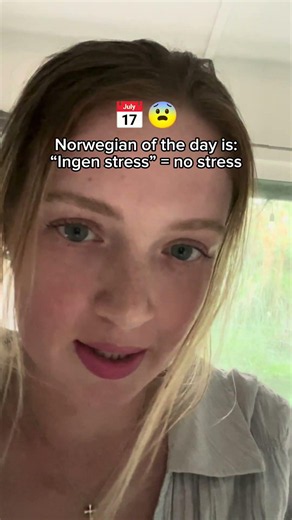 Day 150: Learn Norwegian 🇳🇴 | “ingen stress” (no stress / no worries)