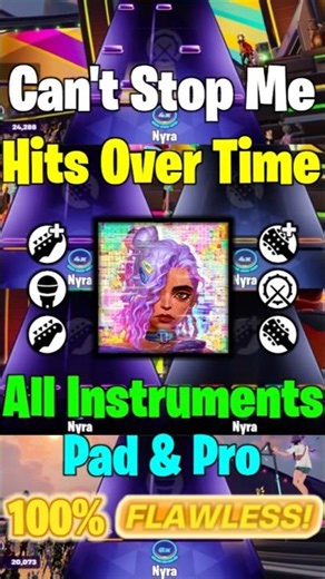 Fortnite Festival - "Can't Stop Me" by Hits Over Time (Chart Preview)