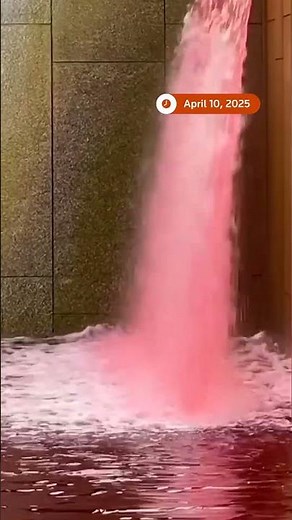 Greenpeace dyes US embassy pond blood-red