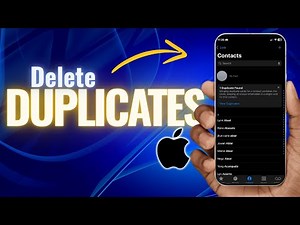 How to Delete Duplicate Contacts on Iphone