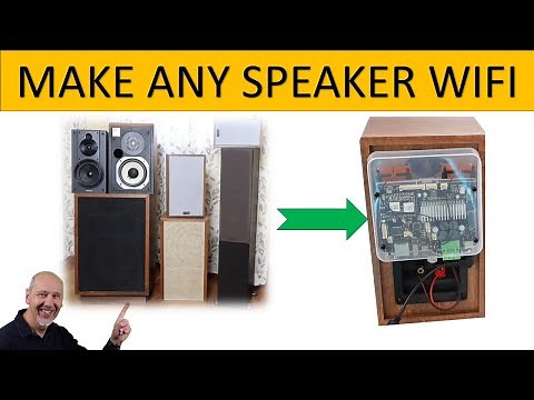 Easy DIY to Add WiFi to Any Speaker - Make Any Speaker WiFi - Better Than Bluetooth