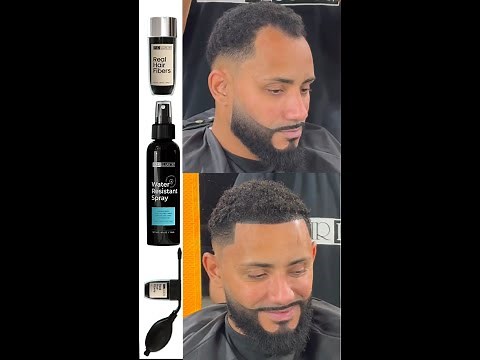 How To Make Hair Illusion Real Hair Fibers Water Resistant Full Application Process