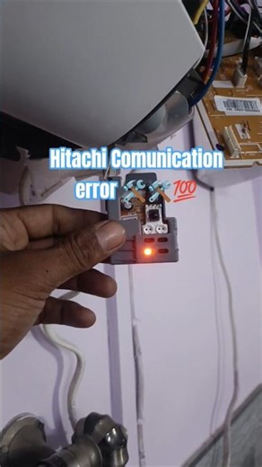 Comunication error solve | Hitachi split inverter ac Comunication error | Babluactech