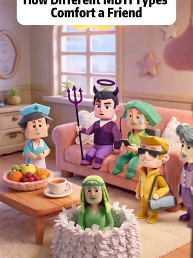 MBTIDrama | How Different MBTI Types Comfort a Friend #mbti | Mbti