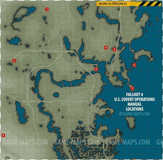 U.S. Covert Operations Manual Magazine Locations in Fallout 4