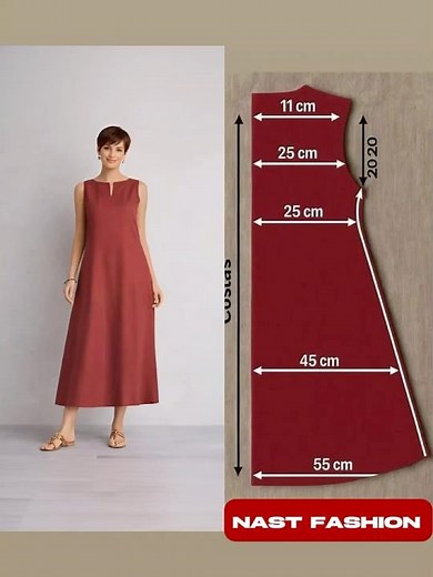 👉DIY A-Line Maxi Dress: The Easiest Summer Sewing Project!