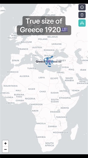 Discover the True Size of Greece in 1920