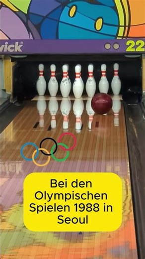 🏅 Fun Fact Thursday: Bowling war olympisch!