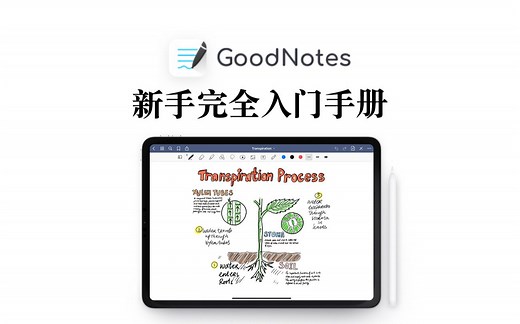 【iPad】goodnotes5 新手入门教程 看这一支视频就够了 包学包会