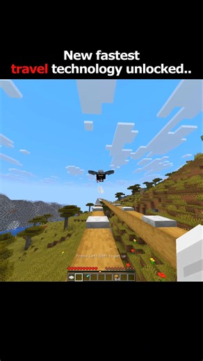 Minecraft new fastest travel technology