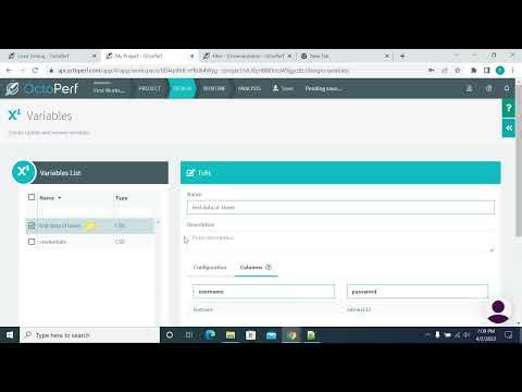 How to Create a CSV Data Set and Variables in OctoPerf