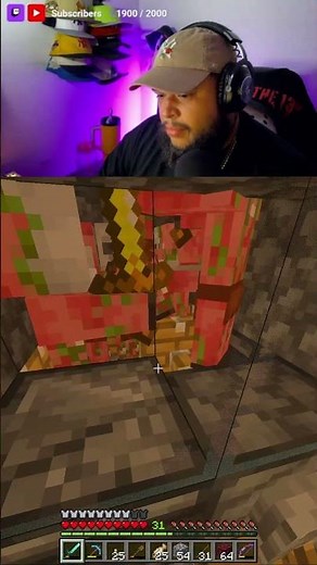 how to build a zombie piglin farm in Minecraft #minecraft #minecraftsmp