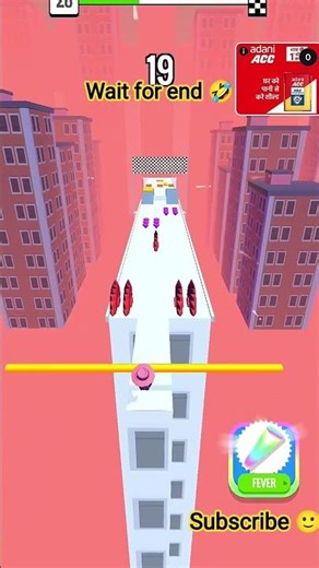 Roof Rails Gameplay Level 57😱 Android Funny Gameplay Video #roofrails #gta #shot