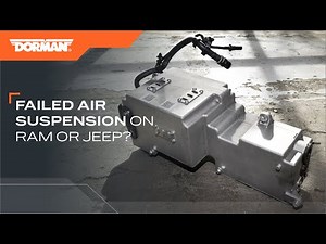 More reliable replacements for failed Ram and Jeep ASCM nitrogen air suspensions