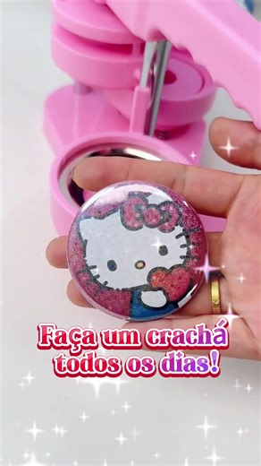 Não acredito! Máquina de crachás faz 1 unidade em 10s? #Mecolour #foryou #diy #tiktok #fyp