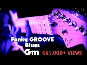 Funky Blues Backing Track for Guitar in G minor