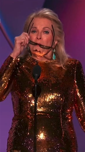 Candice Bergen presented on stage and reflected on her beloved CBS sitcom "Murphy Brown," while also taking a shot at Donald Trump's running mate JD Vance. | New York Post