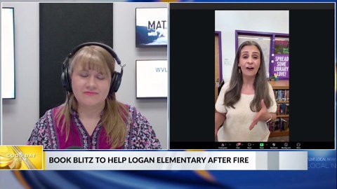Librarian uses social media platform to 'book blitz' Logan Elementary after fire