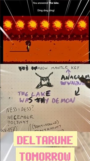 DELTARUNE TOMORROW: The LAKE was thy DEMON #undertale #deltarunetomorrow #deltarune