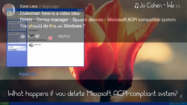 What happens if you uninstall acpi. sys
