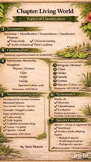 the living world (neet lavel notes) #neetbiology #neetpreparation #knowledge