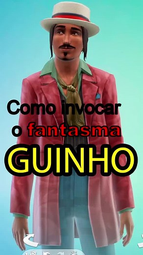 Como invocar o fantasma Guinho no the sims 4 #thesims4 #thesims4gameplay #giinho