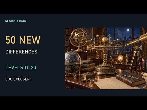 50 Hidden Differences | Advanced Spot the Difference (Levels 11–20)
