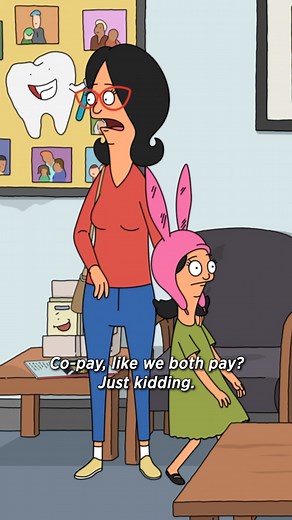 the co-pay's the only one laughing 🥲 watch #bobsburgers now on Hulu! new ep sunday on #FOX. | Animation Domination