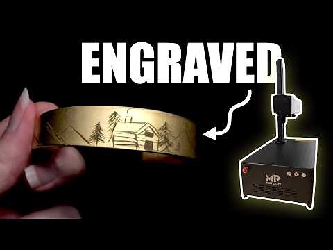 BRASS ENGRAVING w/ Fiber Laser