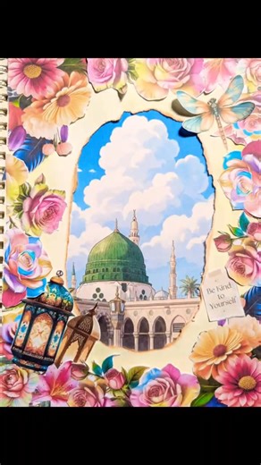 Ramadan S9 Scrapbook #art #asmr #scrapbooking #diy #craft #ramadan #islam #shorts #journal