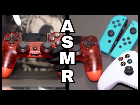 ASMR Teaching You How to Clean Your Gaming Controllers (PS4, Xbox, Switch | Tools, Whispers)