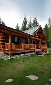101K views · 2.8K reactions | Finally, a One-Story Log Home Ranch Style That Has It All for an Unbelievable Price of $40,000! | Log Homes | Facebook