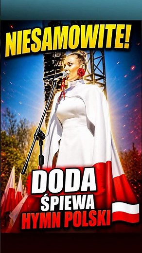 DODA SINGS THE POLISH ANTHEM🇵🇱♥️