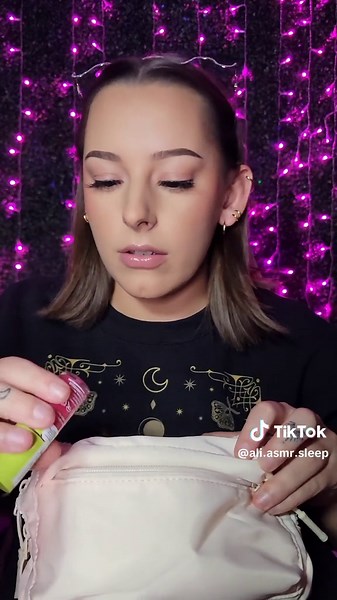 POV You want to borrow a lip oil ASMR #rummagingsounds #asmrforsleep #ASMR #fannypack