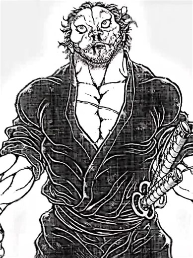 Miyamoto Musashi en Baki Hanma: Edit Mangá Impactante